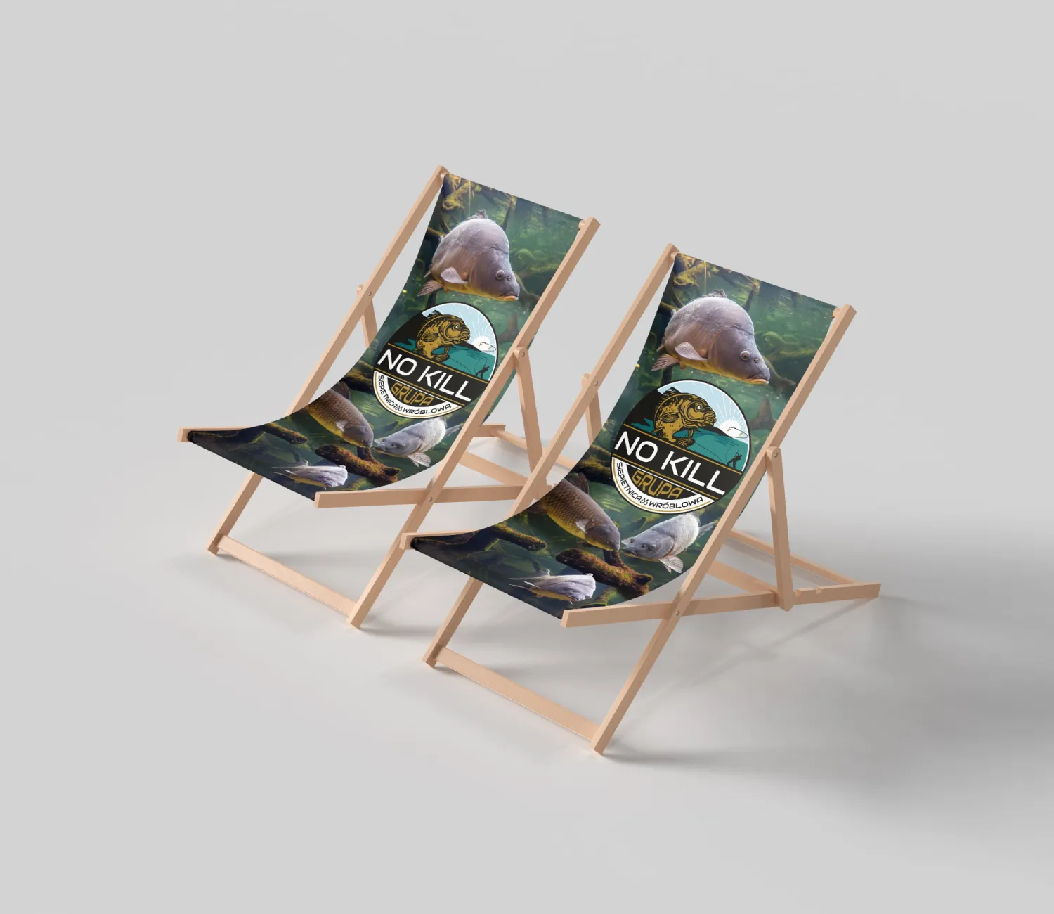 Leżak Drewniany Grupa Siepietnica Wróblowa No Kill – Edycja Karp